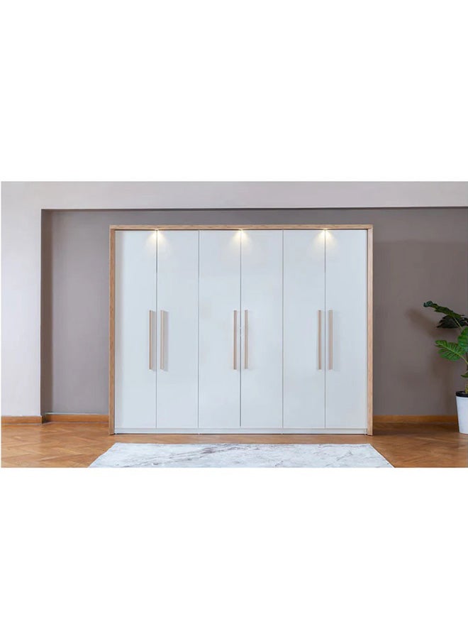 MK Kabbani Furniture مجموعة غرفة نوم كاملة 7 قطع - 180*200 سم مع خزانة ملابس - Image 2