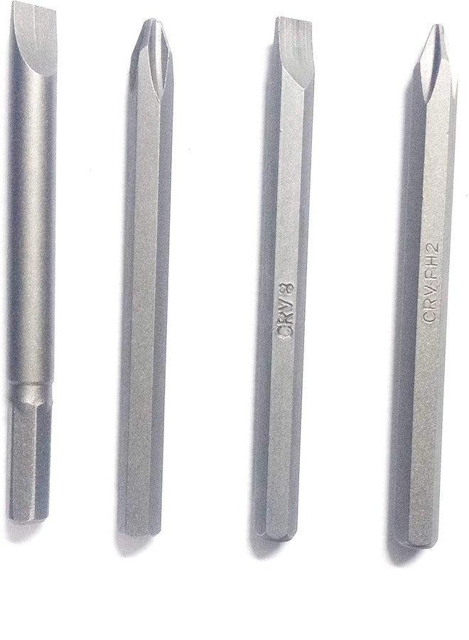 inditrust 4 Pc impact driver bit set (Long) PG-5002 4pc Impact Driver Bit set Screwdriver Bit Set - Image 1