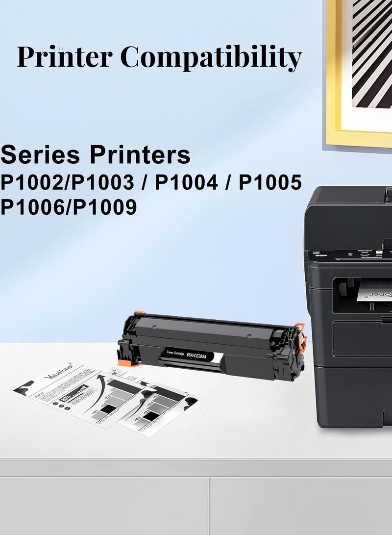 FQ CE285A  85A Black Toner Cartridge Compatible with HP Laserjet P1006 P1102 P1102W P1109w MFP M1212nf M1217nfw MF3010 Canon ImageClass LBP6000 LBP6030W MF3010 Printer  - Image 2