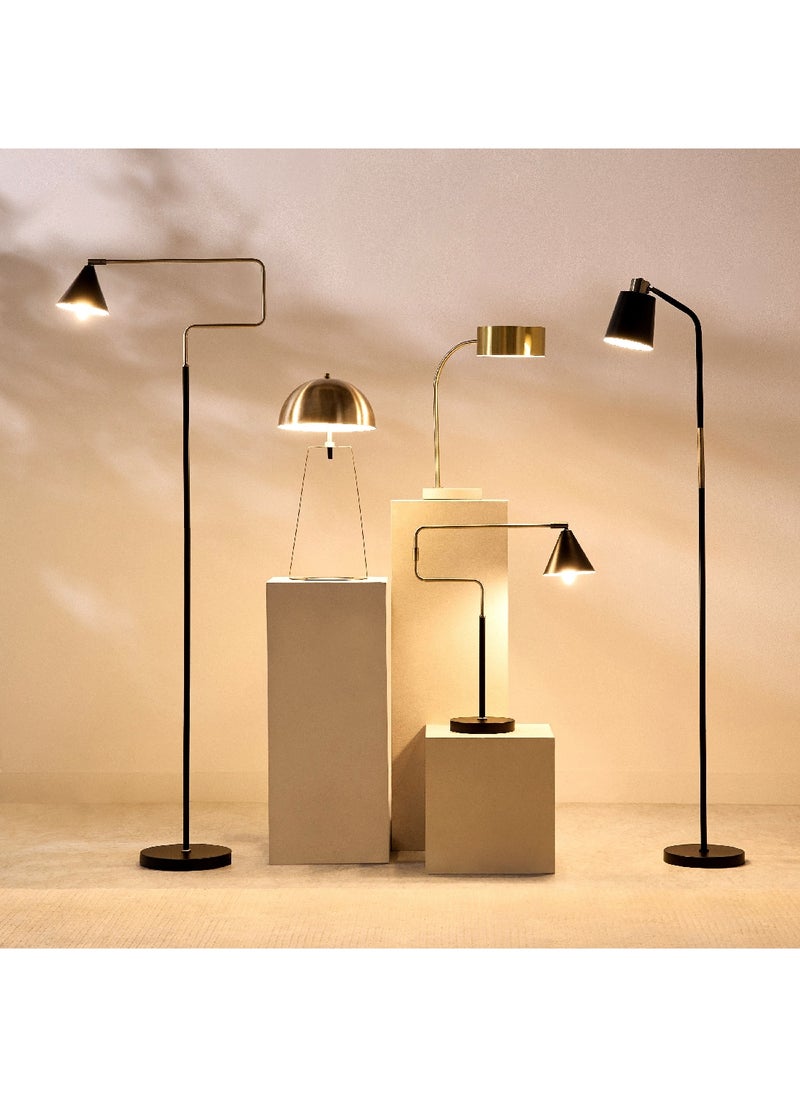 Home Box Tyler Brushed Brass Metal Floor Lamp 20 x 12 x 146 cm  - Image 5
