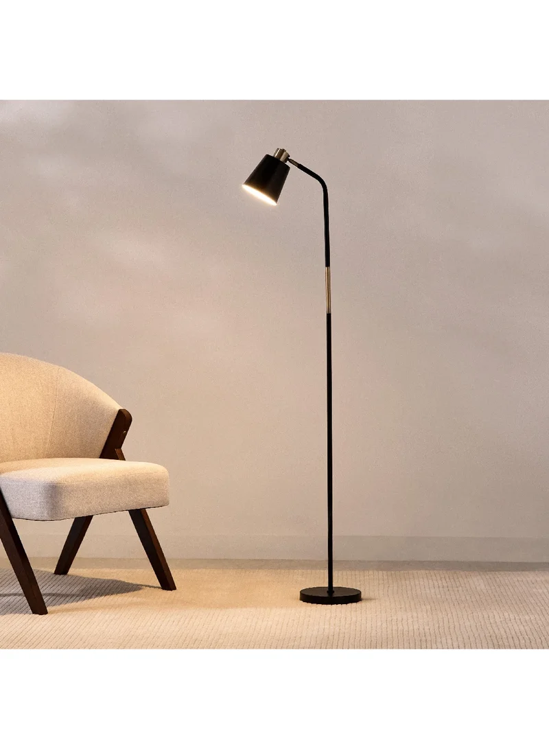 Home Box Tyler Brushed Brass Metal Floor Lamp 20 x 12 x 146 cm