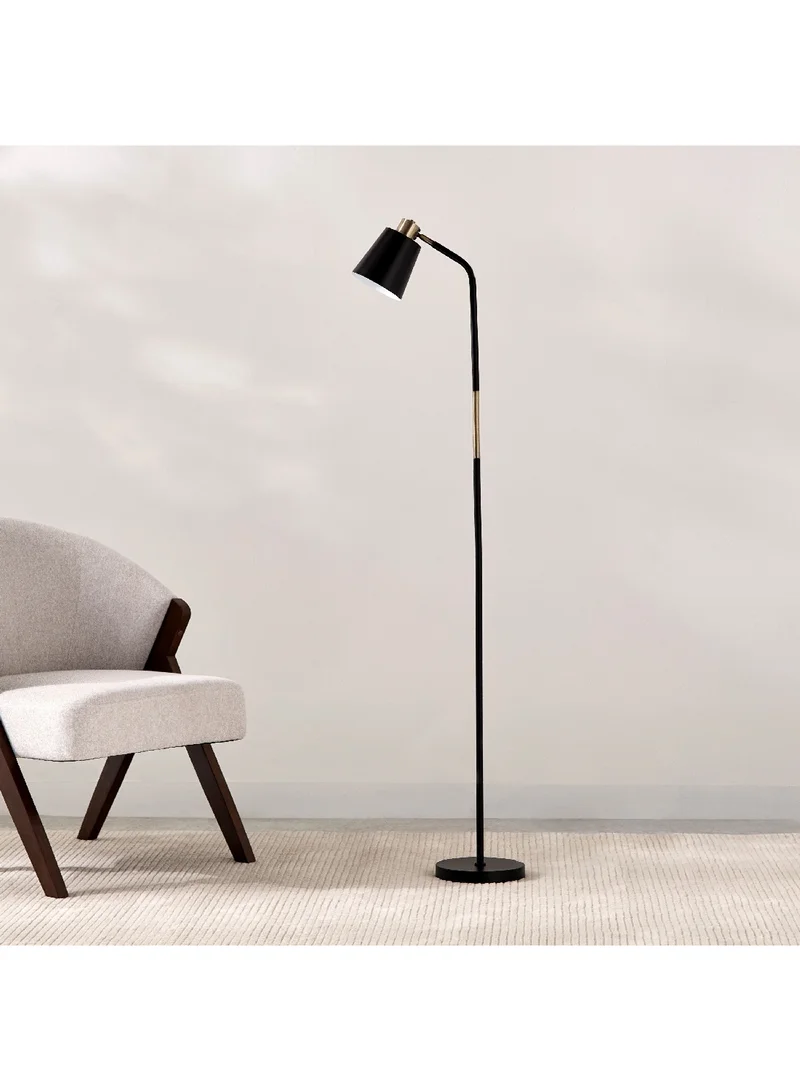 Home Box Tyler Brushed Brass Metal Floor Lamp 20 x 12 x 146 cm