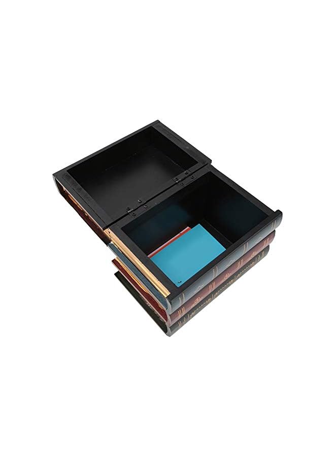 The Bros صندوق كتاب مزيف زخرفي، صندوق كتاب مزيف عتيق، لصالح المكتب الداخلي والمنزل (ب بوق) - Image 3