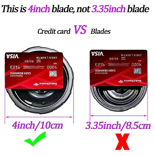 ABTER [New Model] Replacement 7 Fins Male Blade&24oz Blender Cup Compatible For Nutri Ninja Blender [4 Inch Male 7 Fins Blade] - Image 4