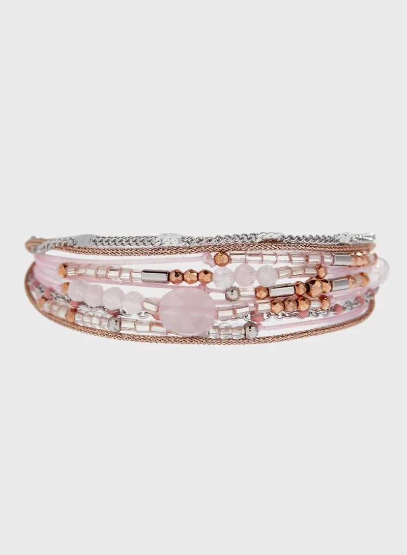 FOSSIL Beaded Stack Bracelet