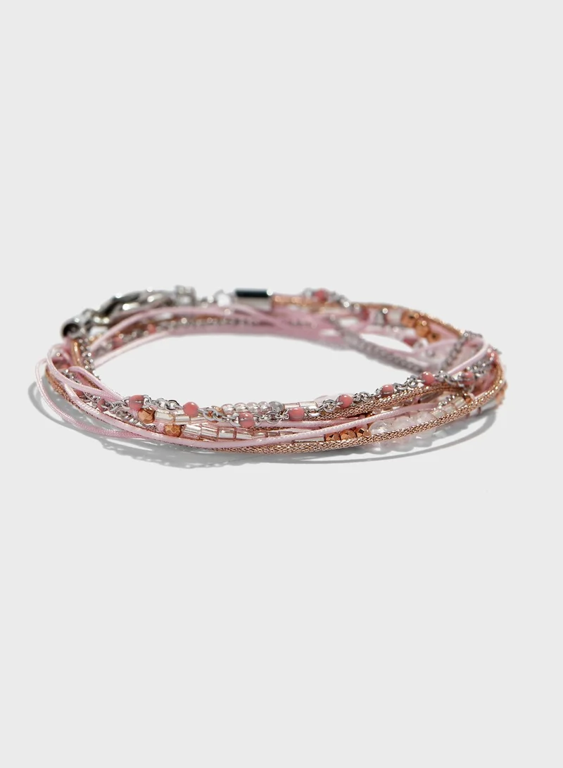 FOSSIL Beaded Stack Bracelet