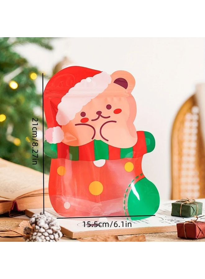 25pcs Heavy Duty Self Standing Gift Bags With Clear Top And Base Multiple Colors - Image 4
