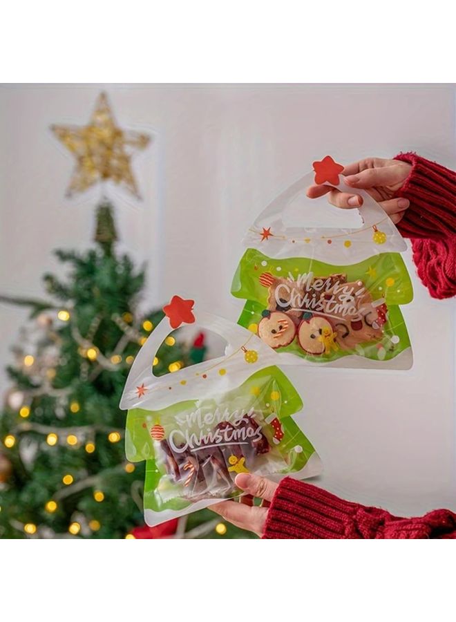 25pcs Heavy Duty Self Standing Gift Bags With Clear Top And Base Multiple Colors - Image 2