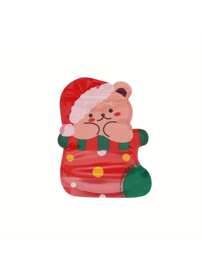 25pcs Heavy Duty Self Standing Gift Bags With Clear Top And Base Multiple Colors - Image 1