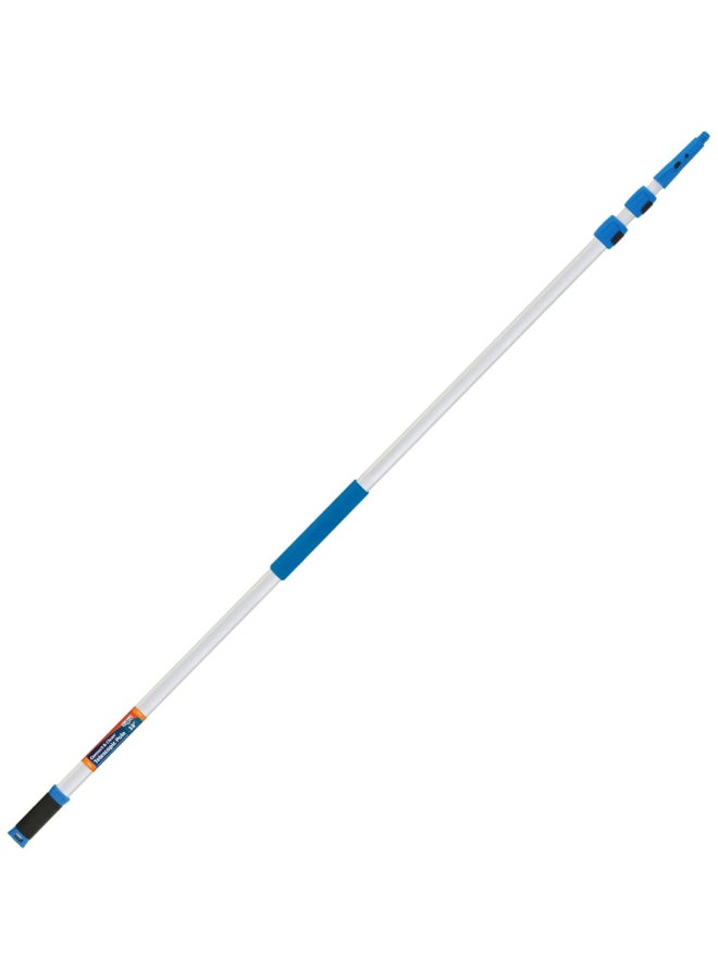 أنجر عمود تنظيف قابلة للتمدد تيليسكوبي للوصول إلى الأماكن الصعبة بلون أزرق ورمادي فاتح وطوله 18 قدم 972960 - Image 1