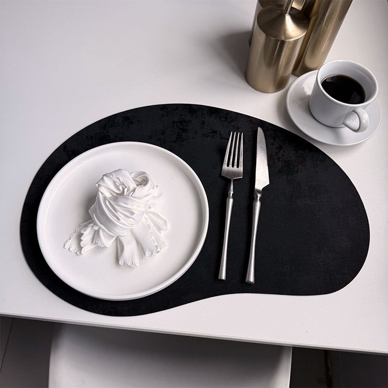 Leather Coaster and Placemat, Irregular Shape, Double-Sided, Heat Resistant - Image 5
