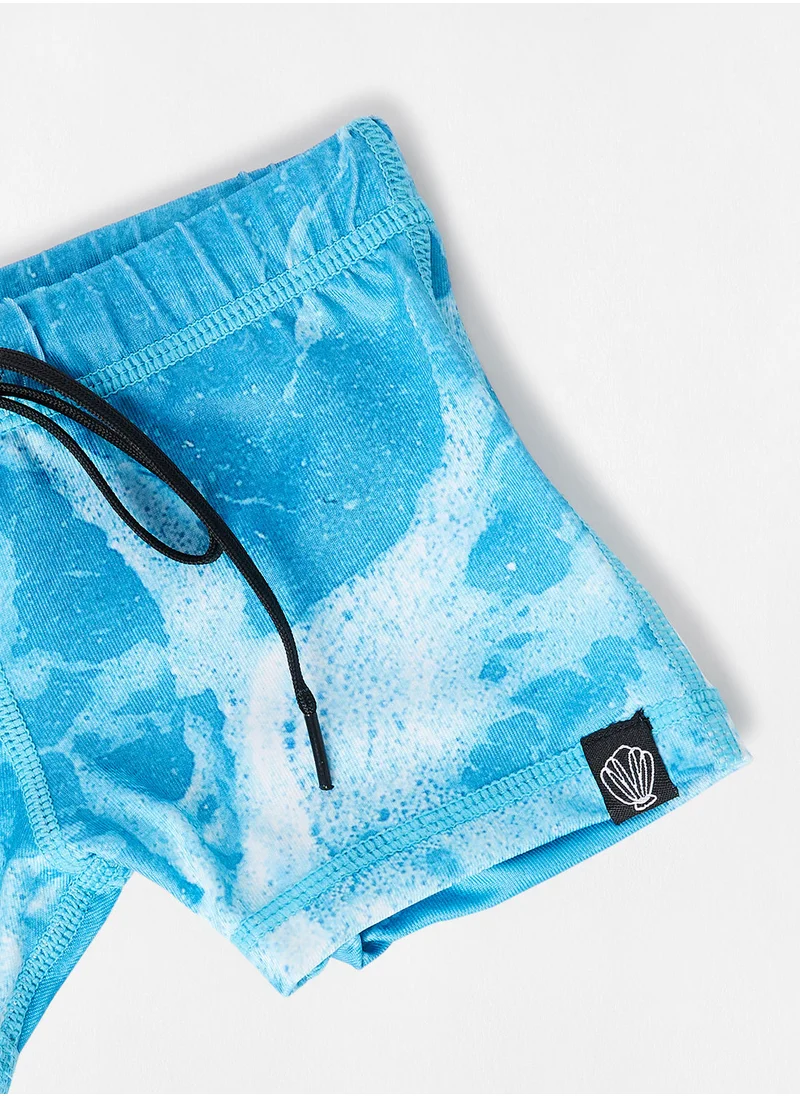 BEACH & BANDITS Boys Save Our Seas Swim Shorts