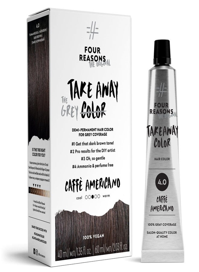 FOUR REASONS Root Touch Up Hair Color - Caffe Americano 4.0, Demi Permanent - Image 1