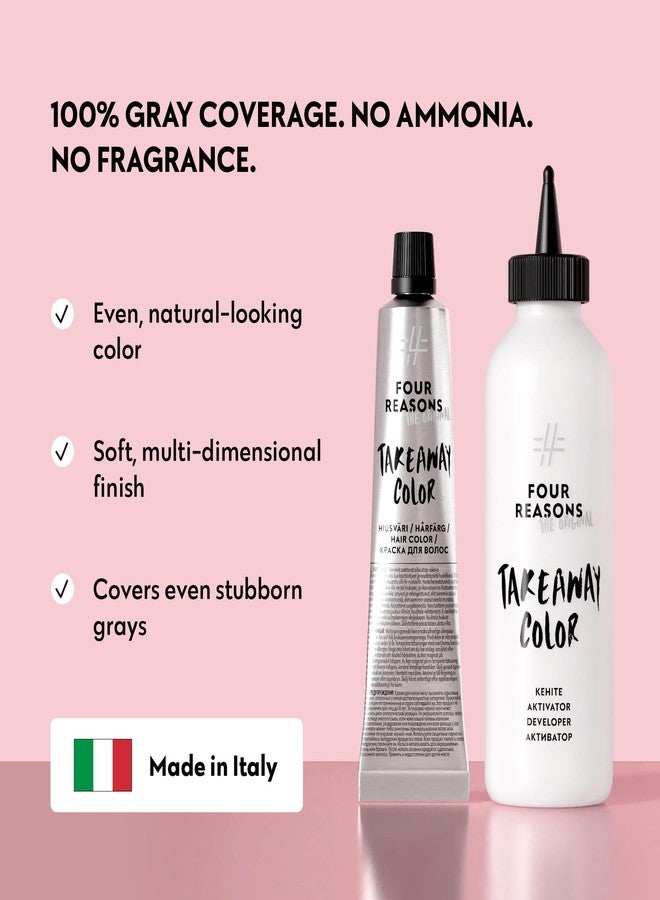 FOUR REASONS Root Touch Up Hair Color - Caffe Americano 4.0, Demi Permanent - Image 2