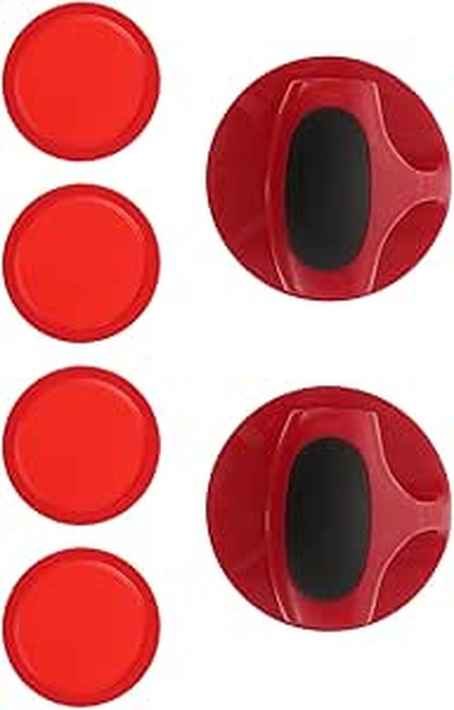 Air Hockey Pucks And Pushers Replacement Ergonomic Plastic Strikers For Game Tables Electronic Ice Hockey Table Accessories