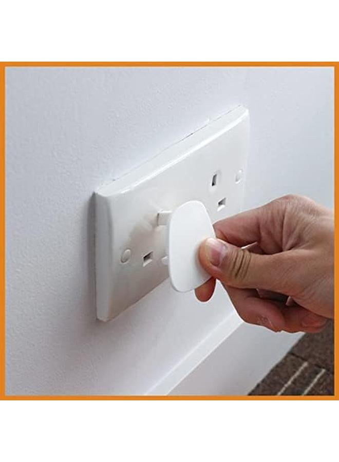 SKY-TOUCH 12Pcs Per Pack Baby Proofing Plug Covers White Outlet Covers Safety Covers Electrical Protectors For Your Child And Babies At Home - Image 3