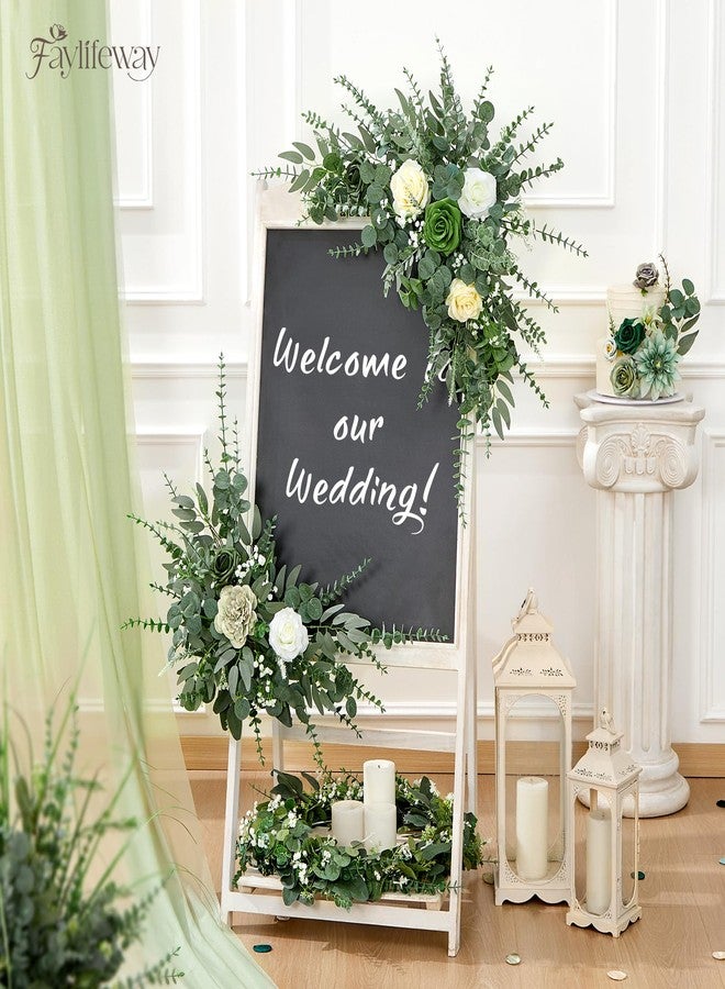 Faylifeway 150Pcs 5 Kind Mixed Greenery Eucalyptus Stems Bulk for Wedding Decor, Babies Breath Flowers Artificial & Greenery for Centerpieces DIY Bouquets Vases Table Home Decor - Image 4
