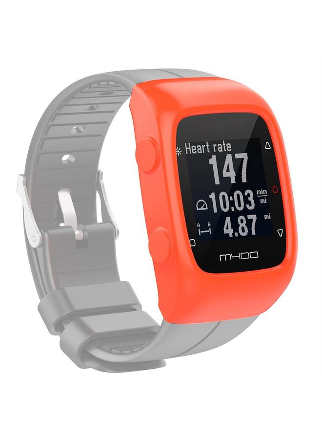 إيروريكس جراب حماية سيليكون للساعة الذكية Polar M430 (برتقالي) - Image 1
