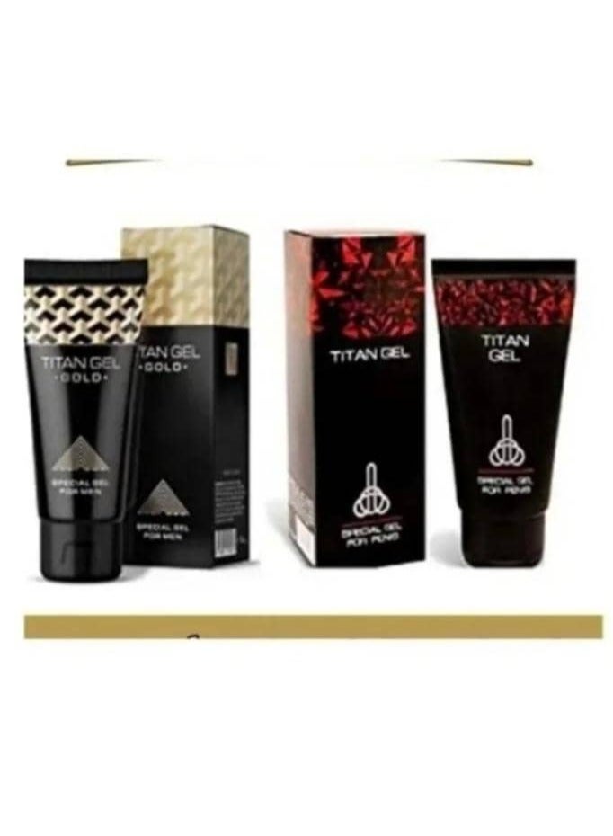 lara 100% original Titan Gel Gold, red and gold