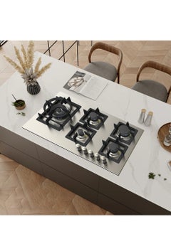 kitchen Line Built-in Stove - 5 Gas Burners - Heavy - 90 cm - Italian - Steel - JW5020  - Image 5