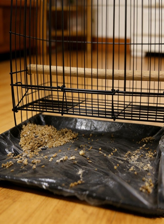 PRFOKEY Disposable Bird Cage Liner Bags 100-Pack - 23"x19" Oversized Plastic Tray Covers | Loose Wrap Design for Easy Install | Fits Most Small to Large Cages | Leakproof & Tear-Resistant - Image 3