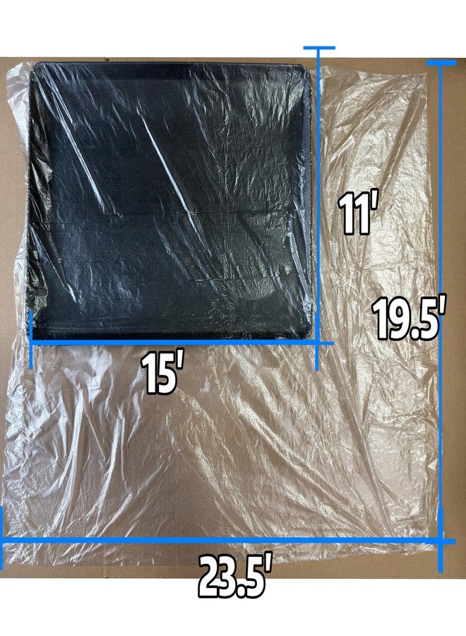 PRFOKEY Disposable Bird Cage Liner Bags 100-Pack - 23"x19" Oversized Plastic Tray Covers | Loose Wrap Design for Easy Install | Fits Most Small to Large Cages | Leakproof & Tear-Resistant - Image 5
