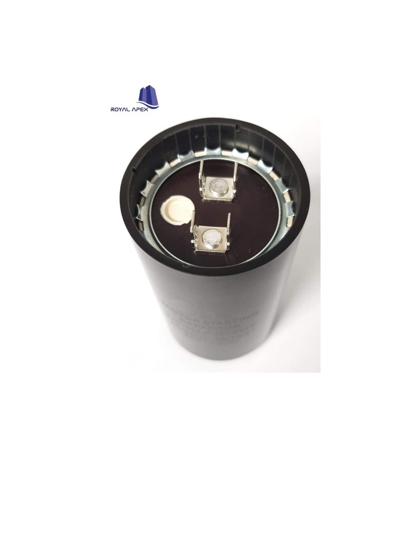 High Quality 2 Pin Cylinder Shaped Motor Starting Capacitor Black (124-149 MFD (124-149µF)) - Image 3