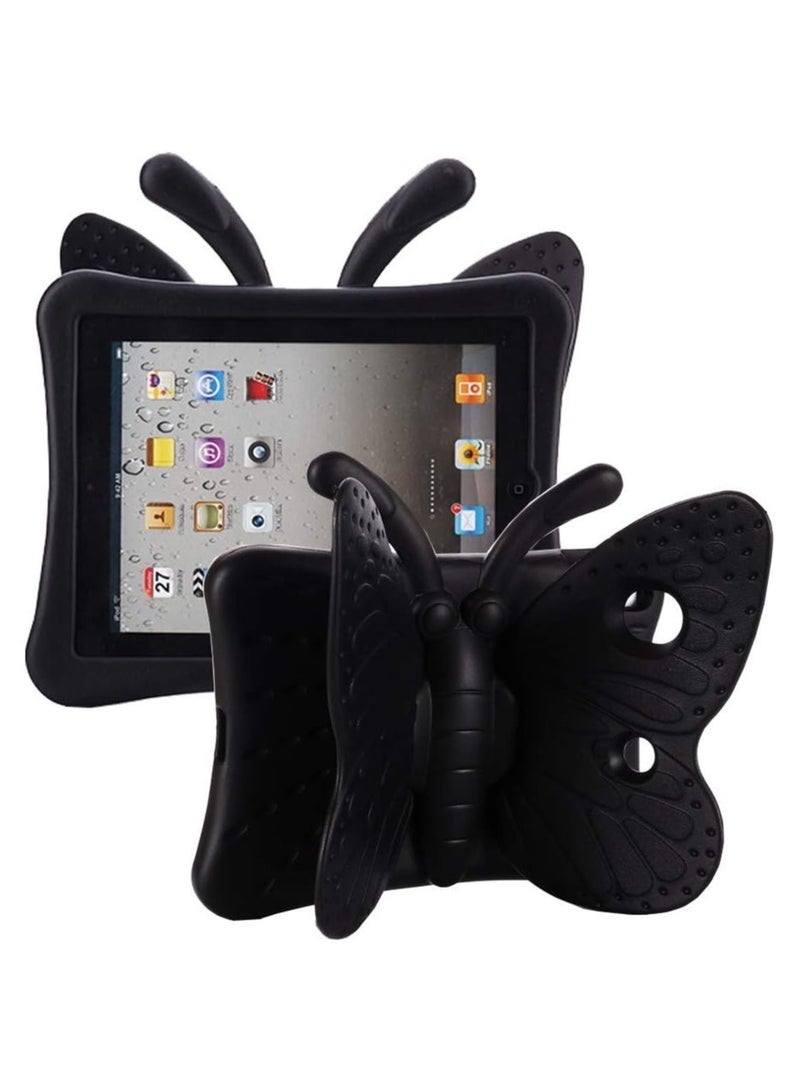 ELTRAZONE iPad 9th 8th 7th Generation Case Kids Girls, Cute Butterfly Shockproof EVA Foam Super Protection Stand Cover for iPad 2021 2020 2019 10.2" and iPad Air 3 Pro 10.5"  - Image 1