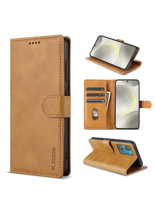 Case For Motorola Edge 40 Neo CSJ-P1 Solid Color Leather Phone Case
