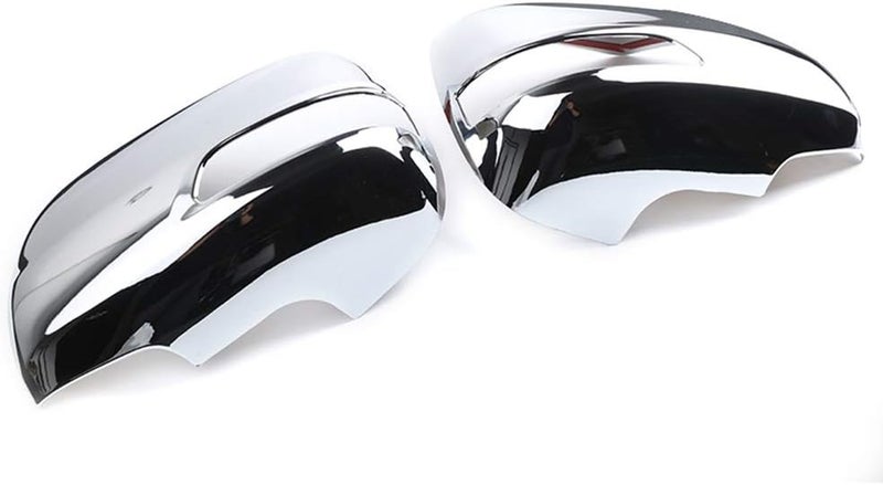 Vuzmode Chrome Trim Rearview Mirror Covers for Toyota Prado FJ150 - Image 4