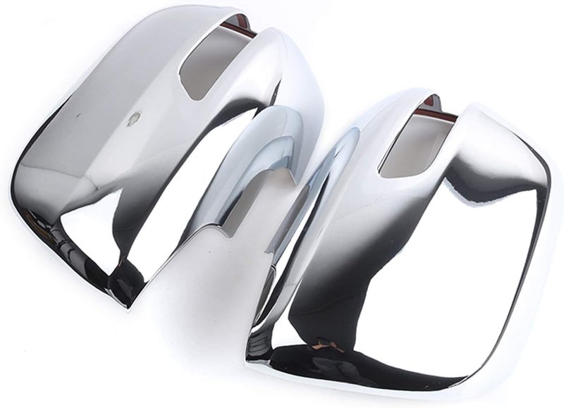 Vuzmode Chrome Trim Rearview Mirror Covers for Toyota Prado FJ150 - Image 2