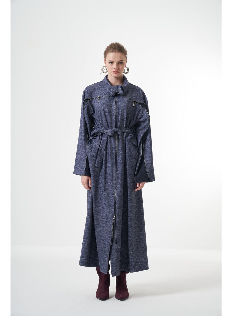 MissWhence Felt Cape - Navy - Image 3