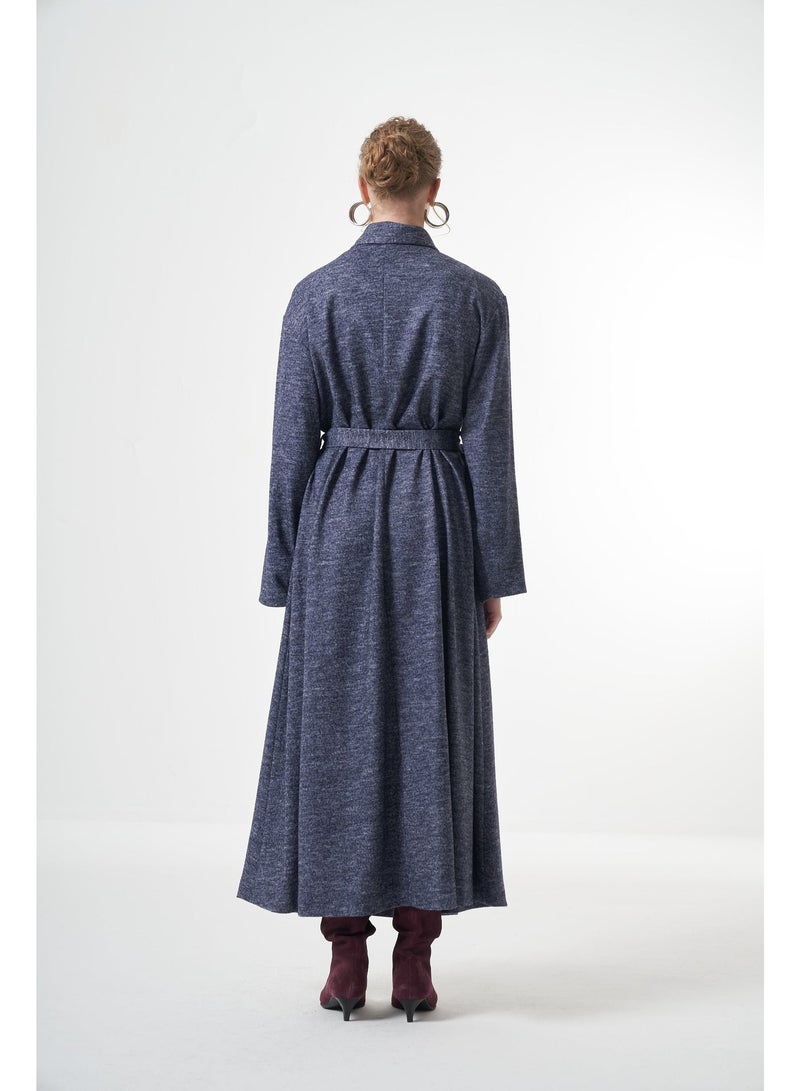 MissWhence Felt Cape - Navy - Image 2