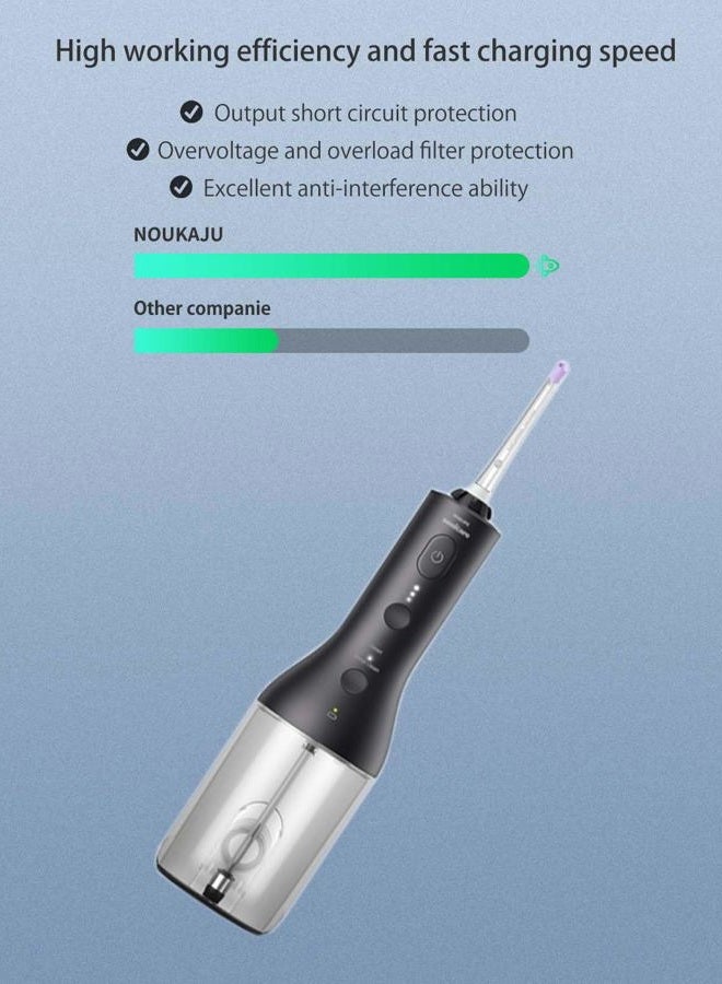 NOUKAJU شاحن لجهاز Philips Sonicare HX3826/23 لتنظيف الأسنان اللاسلكي، كابل شحن USB بطول 3.28 قدم/1 متر، كابل شاحن لجهاز Philips Sonicare HX3826 (أسود) - Image 5