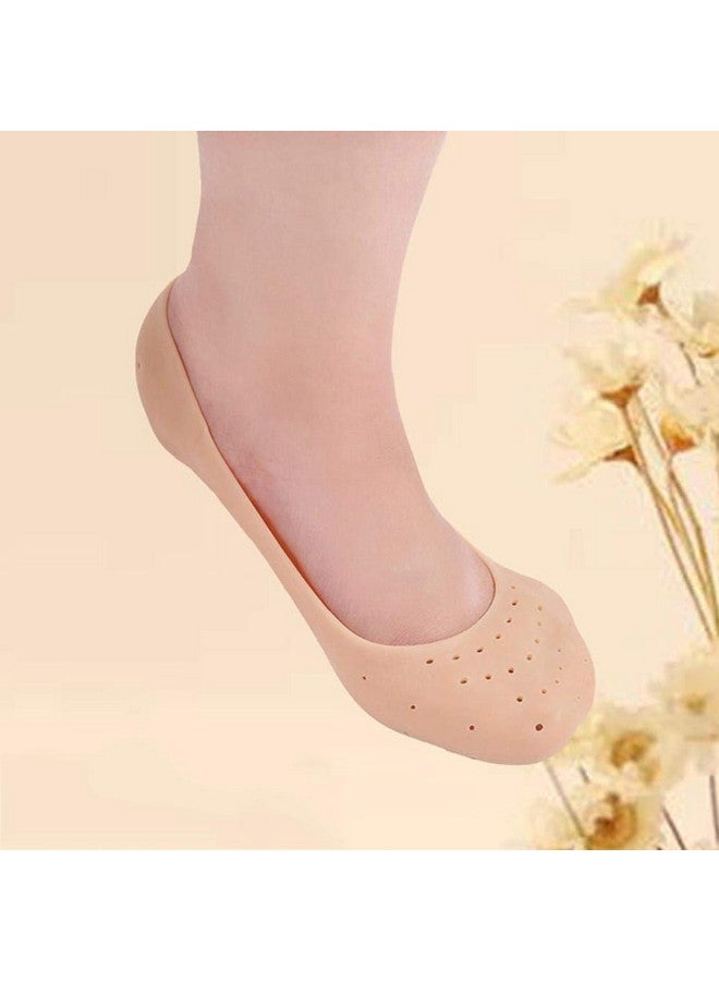 SKYUNION™ Anti Crack Full Length Silicone Foot Protector Moisturizing Socks for Foot-Care and Heel Cracks - Image 2