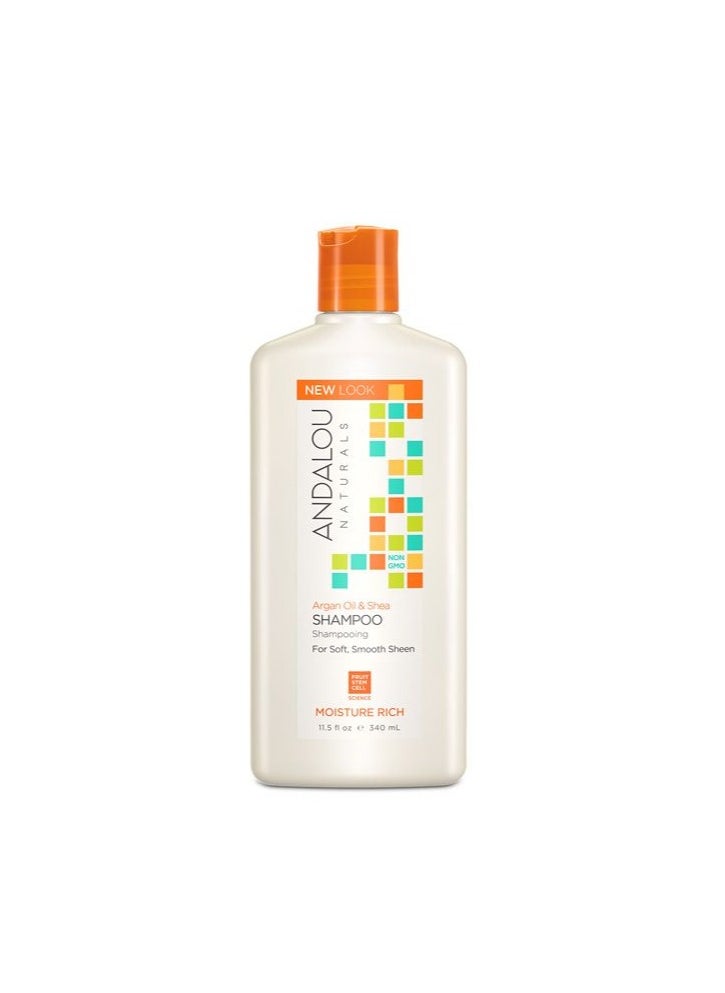 Andalou Natural Andalou Argan Oil + Sweet Orange Moisture Rich Shampoo  - Image 1