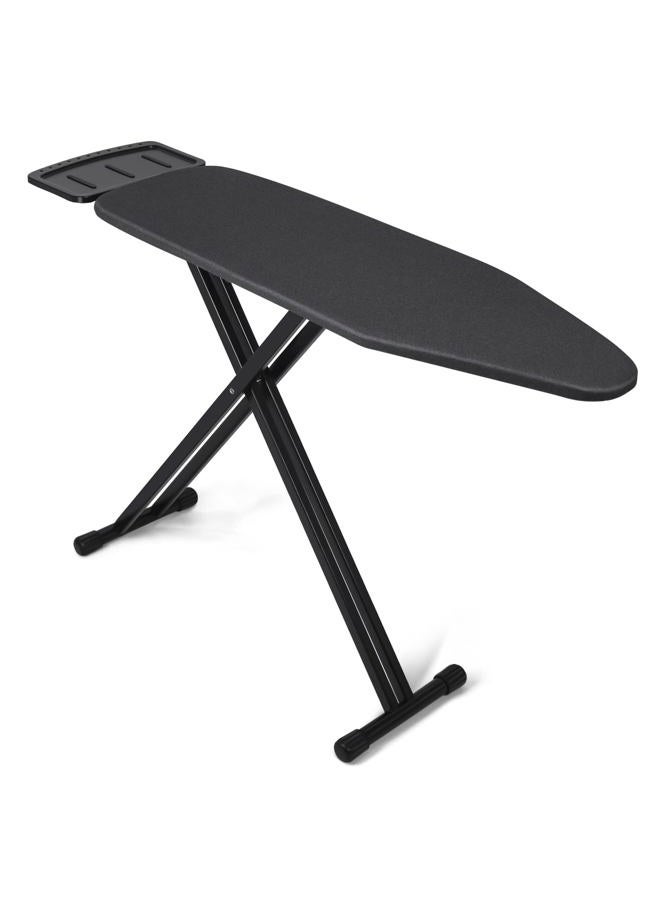 Duwee 13"x43" Ironing Board with Heat Resistant Cover and Thicken Felt Pad, Ironing Boards with Silicone Steam Iron Rest, Heavy Sturdy T-Legs,Black - Image 1