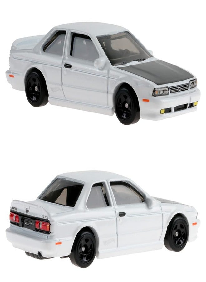 Hot Wheels Silver Series '91 Nissan Sentra SE-R [White] Compact Kings 5/5, 1:64 Scale Diecast Toy Vehicle - Image 2