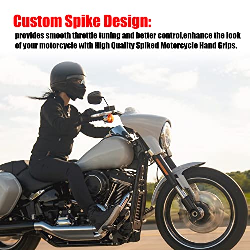 Goldfire Harley Handlebar Risers Straight Motorcycle Tall Handle Bar Riser Extension Kit Fit For Harley Universal 1 inch Handlebars M8 Softail Street Bob Breakout 2018-2022 Lowrider ST (Black, 10") - Image 2