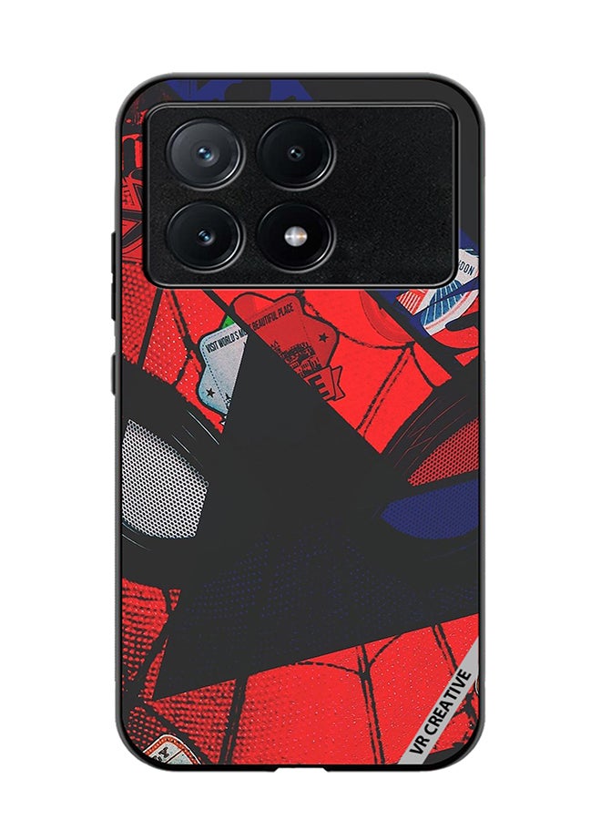 VR CREATIVE غطاء حماية لهاتف Xiaomi Poco X6 Pro بتصميم نيويورك متعدد الألوان - Image 1