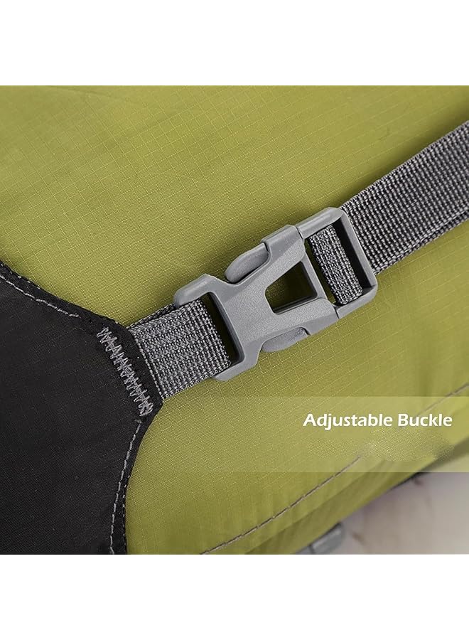 Oasisgalore Sleeping Bag Stuff Sack Nylon Compression Sleeping Bag Camping Desert With Dust Flap For Backpacking Hiking Camping Traveling (15L)  - Image 4