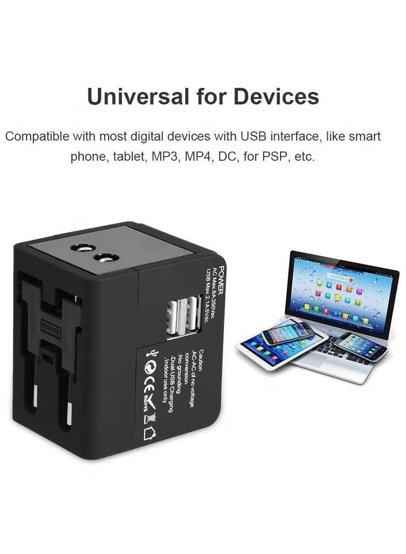 جينيكست شاحن محول تيار متردد من إيرلدوم بمقبس USB مزدوج بمقبس أوروبي - Image 3