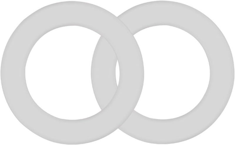Lychee Light Toilet Seal Rings Silicone Toilet Gasket, Compatible with TOTO THU440-A, THU445, 10A-A, 2-Pack, 2.12Inch(54mm) ID, 3.14Inch(80mm) OD，WC Replacement and Repair Part - Image 1