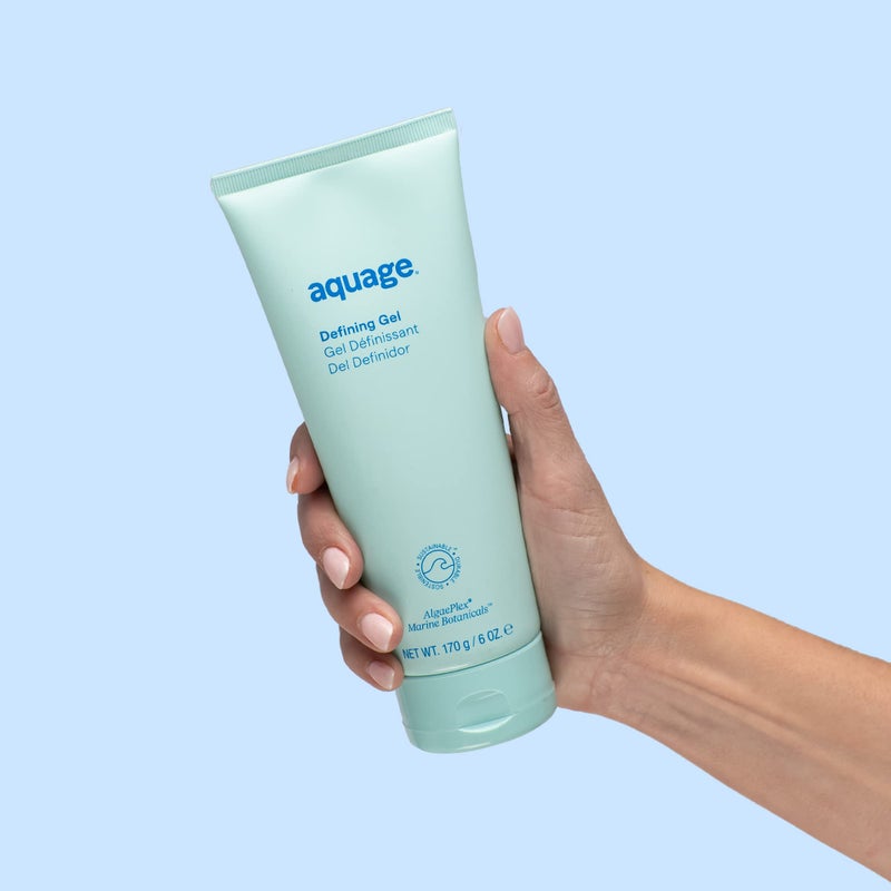 AQUAGE Defining Gel, For Curly, Wavy or Permed Hair, Repairs Hair Strands For Well-Defined Curls Without The Frizz, 6 fl. oz - Image 5