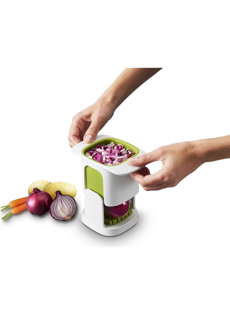 Joseph Joseph Joseph 20175 Chopcup Vegetable & Fruit Chopper White  - Image 1