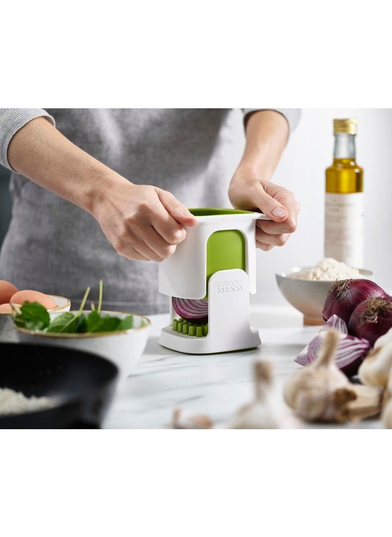 Joseph Joseph Joseph 20175 Chopcup Vegetable & Fruit Chopper White  - Image 3