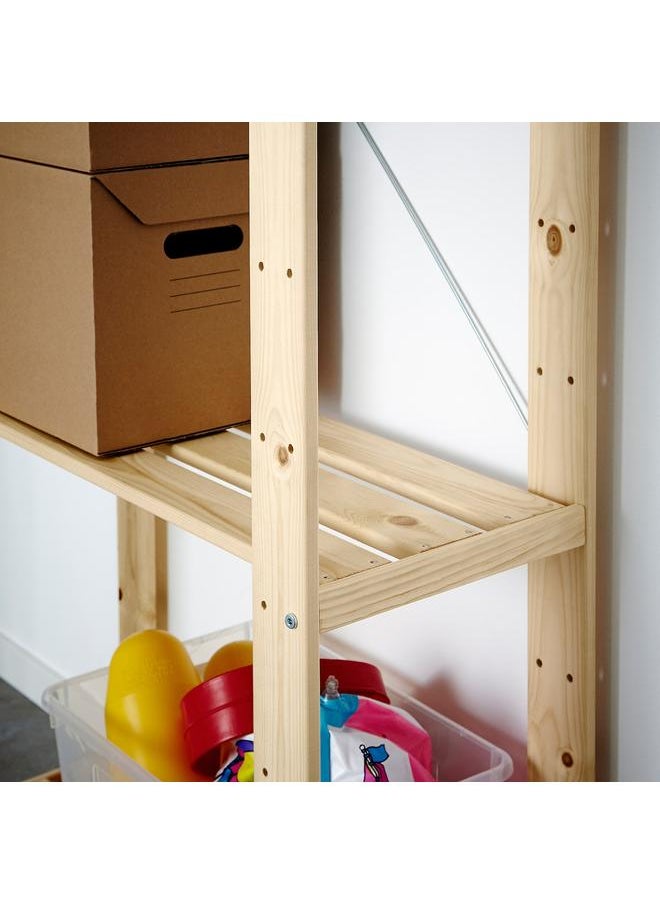 erorex - Shelf Softwood 77X28 Cm 2 Pack - Image 1