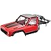 YSKMLOLP 110 RC Hard Shell Cab BackHalf Cage Body Shell Kit for 110 RC Crawler TRX4 SCX10 90046 AT4 GEN 8 Scout II313mm Wheelbase Cherokee Upgrade and Modify red - Image 2