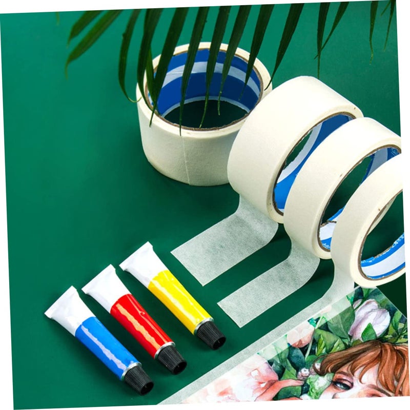 VILLCASE 5 Rolls 1 Inch 40mm Wide Removable Masking Tape for Artwork Painting - Image 3