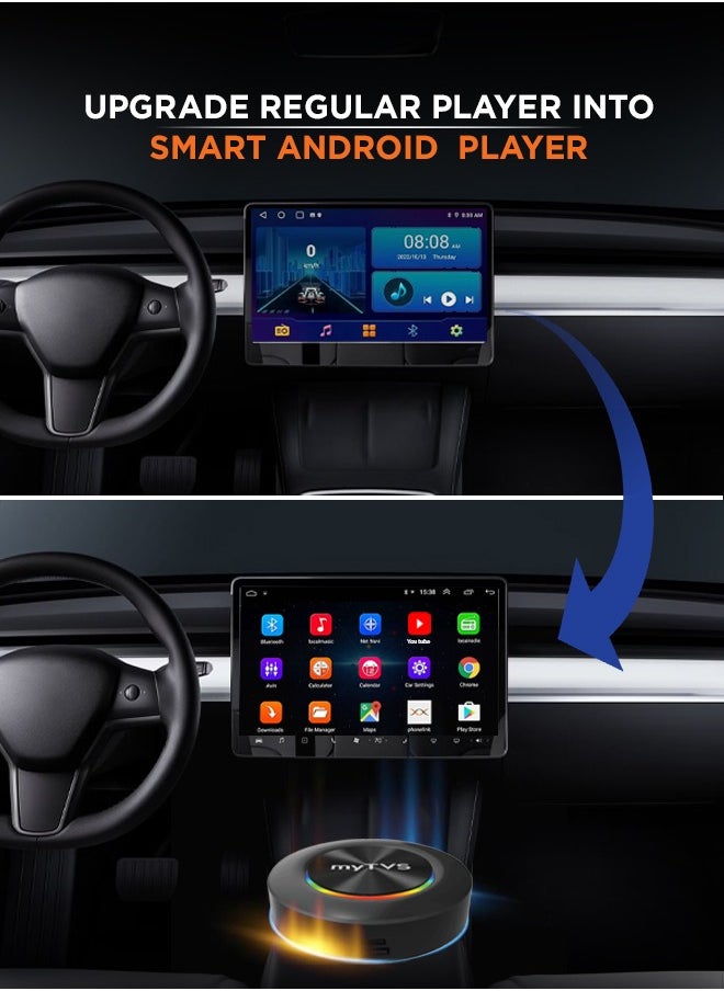 myTVS - myTVS AB-03 Android Smart Box 4GB / 64GB - Wireless CarPlay & Android Auto - Image 1